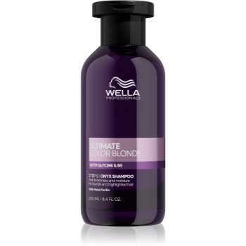 Wella Professionals Ultimate Color Blonde Shampoo șampon pentru neutralizarea tonurilor de galben pentru iluminarea părului sau pentru părul cu șuvițe